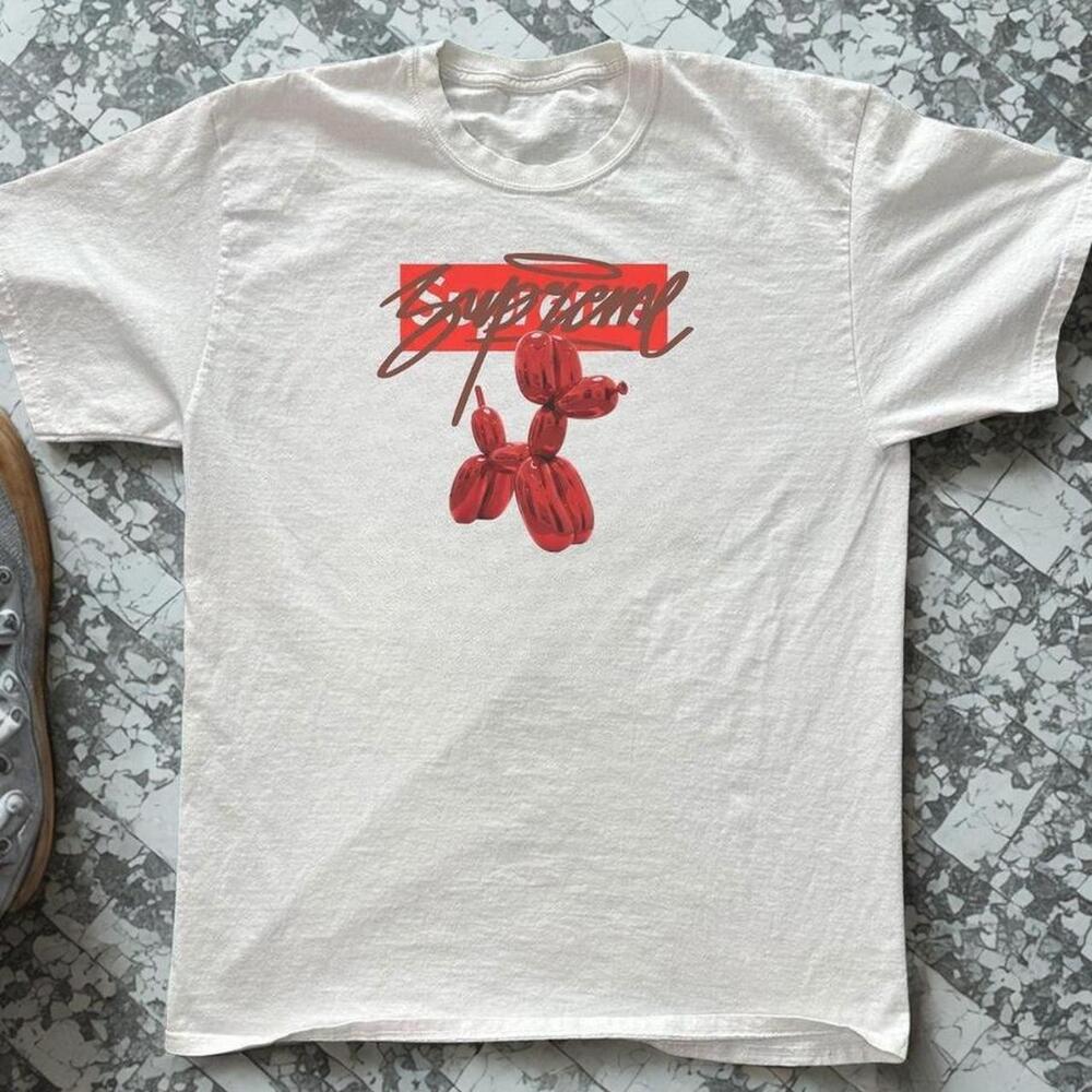 Super Bowl Red & White Cotton T-Shirt
